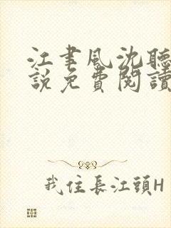 江聿风沈听晚小说免费阅读最新章节