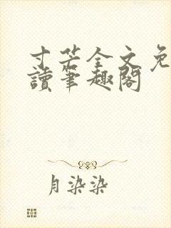 寸芒全文免费阅读笔趣阁封面