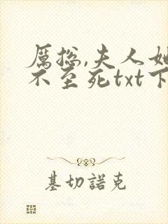 厉总,夫人她罪不至死txt下载