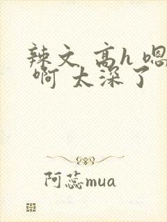 辣文 高h 嗯 啊 太深了