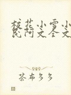 校花小雪小柔阿民阿文全文阅读小说