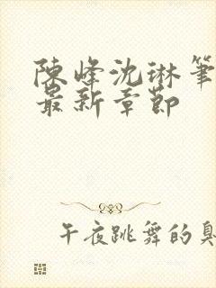 陈峰沈琳笔趣阁最新章节封面