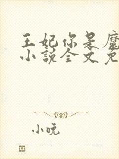 王妃你是魔鬼吗小说全文免费阅读