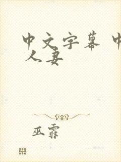 中文字幕 中出 人妻