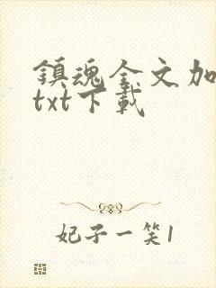 镇魂全文加番外txt下载