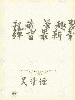 龙藏 笔趣阁无弹窗最新章节