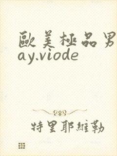 欧美极品男男gay.viode