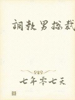 调教男总裁小说