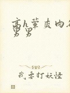 高h荤爽肉欲文男男