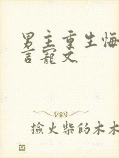 男主重生悔悟古言宠文