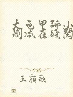 大龟甲师小说无删减在线阅读