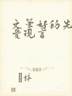 文笔好的先婚后爱现言封面