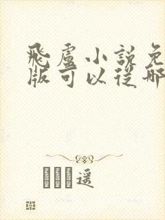 飞卢小说免费盗版可以从哪里看封面