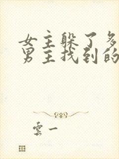 女主躲了多年被男主找到的小说