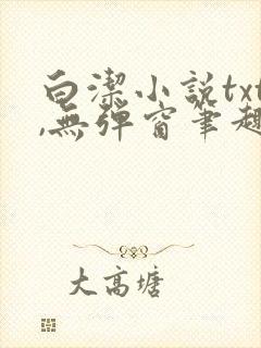 白洁小说txt,无弹窗笔趣阁