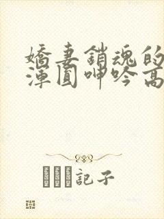 娇妻销魂的乳峰浑圆呻吟高h小说封面