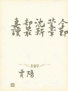 妻却沈莹全文阅读最新章节封面