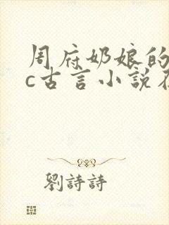 周府奶娘的npc古言小说在哪里看