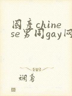 国产chinese男同gay网站