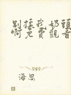 别揉我奶头,嗯啊免费观看