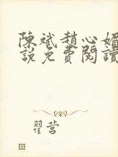 陈斌赵心媚的小说免费阅读全文最新章节