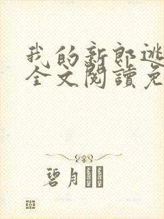 我的新郎逃婚了全文阅读免费