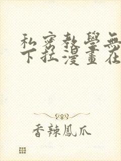 私密教学无删减下拉漫画在线观看