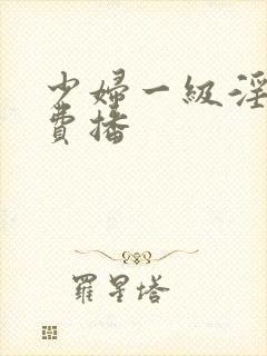 少妇一级淫片免费播