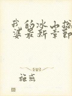 我的冰山总裁老婆最新章节阅读封面