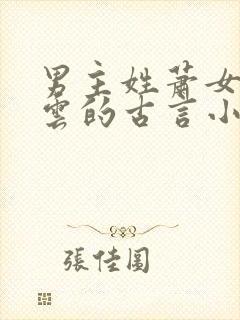 男主姓萧女主姓云的古言小说