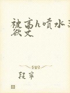 被高h喷水荡肉欲文