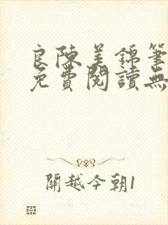 良陈美锦笔趣阁免费阅读无弹窗