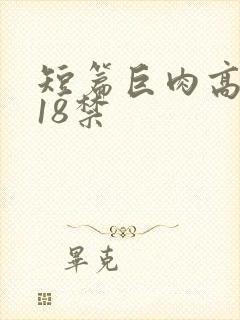 短篇巨肉高h文18禁