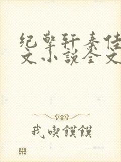 纪擎轩秦佳淇全文小说全文免费阅读