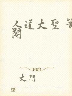人道大圣 笔趣阁封面