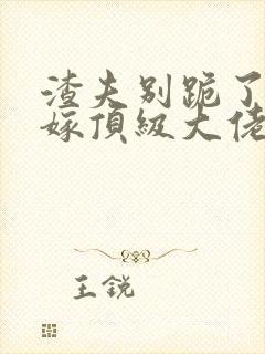 渣夫别跪了夫人嫁顶级大佬了封面