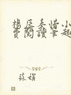 杨辰秦惜小说免费阅读笔趣阁全文