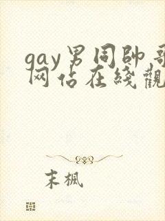 gay男同帅哥网站在线观看