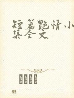 短篇艳情小说合集全文
