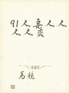 91人妻人人插人人爽