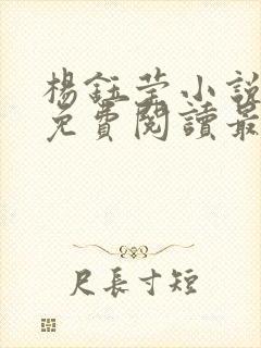 杨钰莹小说全文免费阅读最新章节