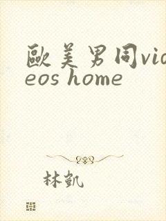 欧美男同videos home