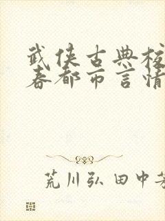 武侠古典校园青春都市言情封面