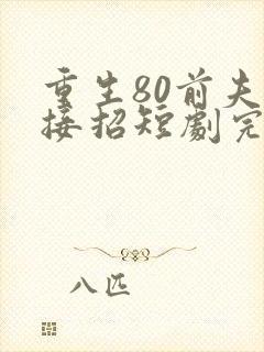 重生80前夫请接招短剧完整版在线