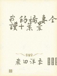 我的娇妻全文阅读+叶晨封面