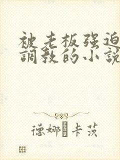 被老板强迫玩弄调教的小说