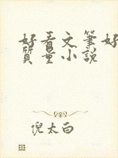 好看文笔好的高质量小说