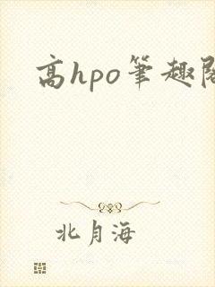 高hpo笔趣阁封面