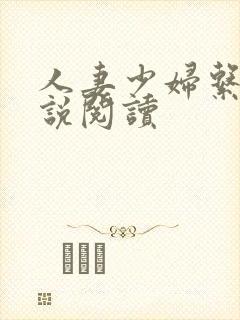 人妻少妇系列小说阅读