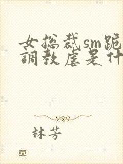 女总裁sm跪爬调教虐是什么